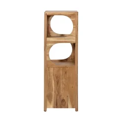 Colonne 1 étagère en bois d'acacia Emyr