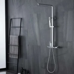 Colonne bain douche mécanique avec barre extensible SKY BATH chromé série JOY