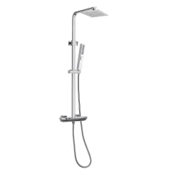 Colonne bain douche mécanique avec barre extensible SKY BATH chromé série JOY