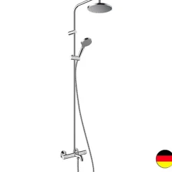 Colonne bain douche thermostatique HANSGROHE Vernis Blend 200 chromé