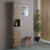 Colonne De 190 Cm Pour Salle De Bain Chêne Naturel Effet Bois Rimini