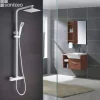 Colonne de Douche Anti-Calcaire Blanc Mat IMEX FIYI BDF016/BL