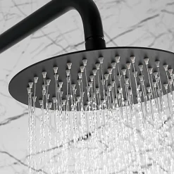 Colonne de Douche Anti-Calcaire Noir Mat IMEX BDD038/NG