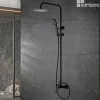 Colonne de Douche Anti-Calcaire Noir Mat IMEX ART BDAR025/NG