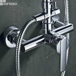 Colonne de Douche Anti-Calcaire Chrome IMEX ROMA BDR001