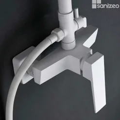 Colonne de Douche Anti-Calcaire Blanc Mat IMEX ART BDAR025/BL