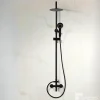 Colonne de Douche Anti-Calcaire Noir Mat IMEX ROMA BDR001/NG