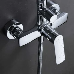 Colonne de Douche Anti-Calcaire Chrome IMEX LUXOR BDX023