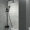 Colonne de Douche Anti-Calcaire Noir Mat IMEX URAL BDG040/NG