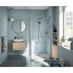 Colonne de douche avec inverseur manuel - Economie d'eau - GROHE Vitalio Start System 250 - Chromé - 26680001