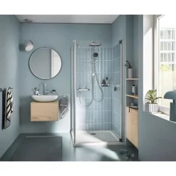 Colonne de douche avec inverseur manuel - Economie d'eau - GROHE Vitalio Comfort 250 - Chromé - 26698001