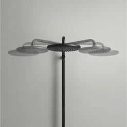 Colonne de douche avec mitigeur thermostatique - Economie d'eau - GROHE Vitalio Start System 250 - Noir Mat - 266772431