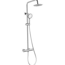 Colonne de douche avec mitigeur thermostatique LOMAZOO Ariël Chromé