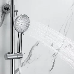Colonne de douche avec mitigeur thermostatique LOMAZOO Ariël Chromé