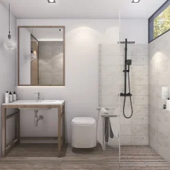 Colonne de Douche avec Robinetterie Thermostatique, Auralum max Ensemble de Douche avec pommeau + douchette