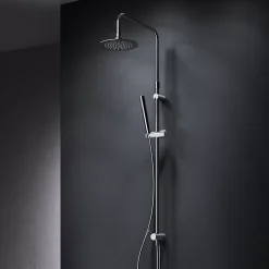 Colonne de douche baignoire sans robinet, Système de douche, Barre de douche Chromé, Spike F07PA000 AM PM