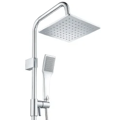 Colonne de douche Carree Chrome KARY - bain-bain