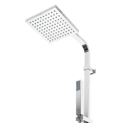 Colonne de douche design carre Robinet Mitigeur thermostatique chrome