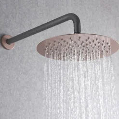 Colonne de Douche Encastrée Anti-Calcaire Gris et Champagne IMEX LINE GPD038/GC
