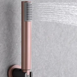 Colonne de Douche Encastrée Anti-Calcaire Gris et Champagne IMEX LINE GPD038/GC