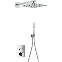 Colonne de Douche Encastrée Thermostatique Anti-Calcaire Chrome IMEX MADEIRA GTM021