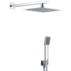 Colonne de Douche Encastrée Anti-Calcaire Blanc Mat IMEX DUBLIN GPE006/BL