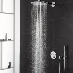 Colonne de douche encastrée thermostatique GROHE Grotherm SmartControl Douchette Euphoria Stick chromé
