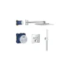 Colonne de douche encastrée thermostatique GROHE Grotherm SmartControl Douchette Euphoria Cube chromé