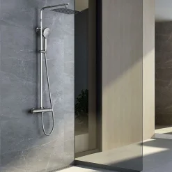 Colonne de Douche Encastrée Anti-Calcaire Chrome OSLO GPE005