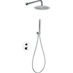 Colonne de Douche Encastrée Thermostatique Anti-Calcaire Chrome IMEX NAPOLES GTN047