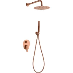 Colonne de Douche Encastrée Anti-Calcaire Or Rose Cuivré IMEX DELOS GPD055/ORC