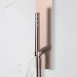 Colonne de douche encastrée thermostatique PURA cuivre brossé