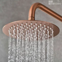 Colonne de Douche Encastrée Thermostatique Anti-Calcaire Or Rose Cuivré IMEX TIBET GTT054/ORC