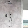 Colonne de Douche Encastrée Anti-Calcaire Noir Mat IMEX OLIMPO GPC033/NG