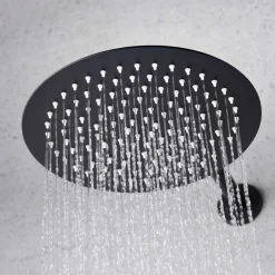Colonne de Douche Encastrée Anti-Calcaire Noir Mat IMEX OLIMPO GPC033/NG