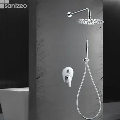 Colonne de Douche Encastrée Anti-Calcaire Chrome IMEX DELOS GPD055