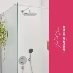Colonne de douche encastrée thermostatique JACOB DELAFON Modulo + nettoyant