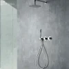 Colonne de Douche Encastrée Thermostatique Anti-Calcaire Chrome IMEX ASSEN GTA052