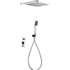 Colonne de Douche Encastrée Anti-Calcaire Chrome IMEX PISA GPP048