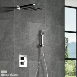 Colonne de Douche Encastrée Anti-Calcaire Chrome IMEX CIES GPC009