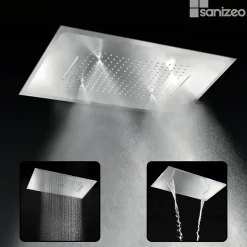 Colonne de Douche Encastrée Anti-Calcaire Chrome IMEX SUMATRA GTS019-P