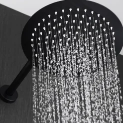 Colonne de Douche Encastrée Thermostatique Anti-Calcaire Noir Mat IMEX IMONZA GTD038/NG