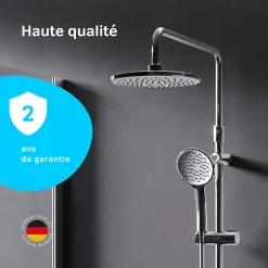 Colonne de douche et bain baignoire sans robinet, Système de douche Chromé F07TA000 Hit AM.PM