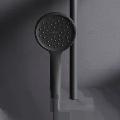 Colonne de douche et bain baignoire sans batterie Système de douche Pommeau de douche, Noir, F07TA022 Hit AM.PM