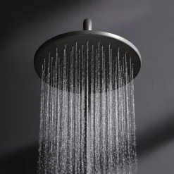 Colonne de douche et bain baignoire sans batterie Système de douche Pommeau de douche, Noir, F07TA022 Hit AM.PM