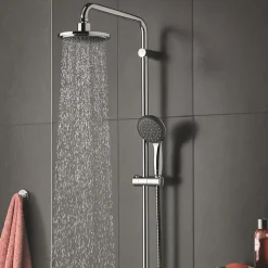 Colonne de douche Grohe Vitalio Start System 160 avec nettoyant robinetterie Grohe GrohClean