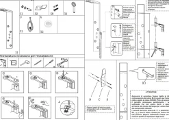 Colonne de douche hydromassage avec quatre fonctions en acier Inox brossé