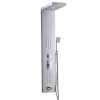 Colonne de douche hydromassante LULY 4 jets + 1 robinet Gris - Saniverre