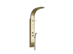 Colonne de douche hydromassante thermostatique - Dorée - 45 x 150 cm - JOSTA