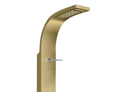 Colonne de douche hydromassante thermostatique - Dorée - 45 x 150 cm - JOSTA